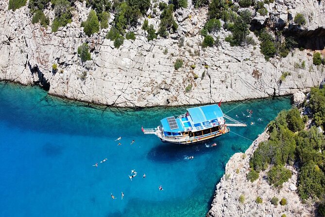 Antalya Porto Genoese Boat Trip with Mud Baths & Hotel Transfer - Key Points
