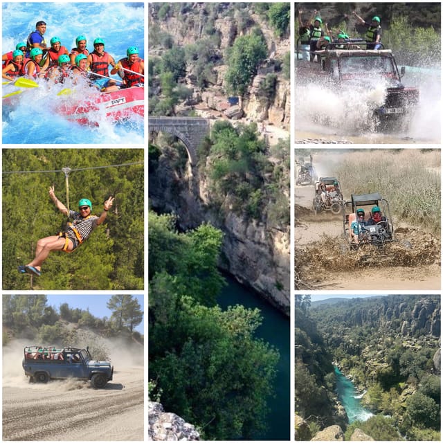 Antalya: Rafting Jeep Buggy&Quad Safari zipline canyon visit - What Sets This Tour Apart from Similar Options