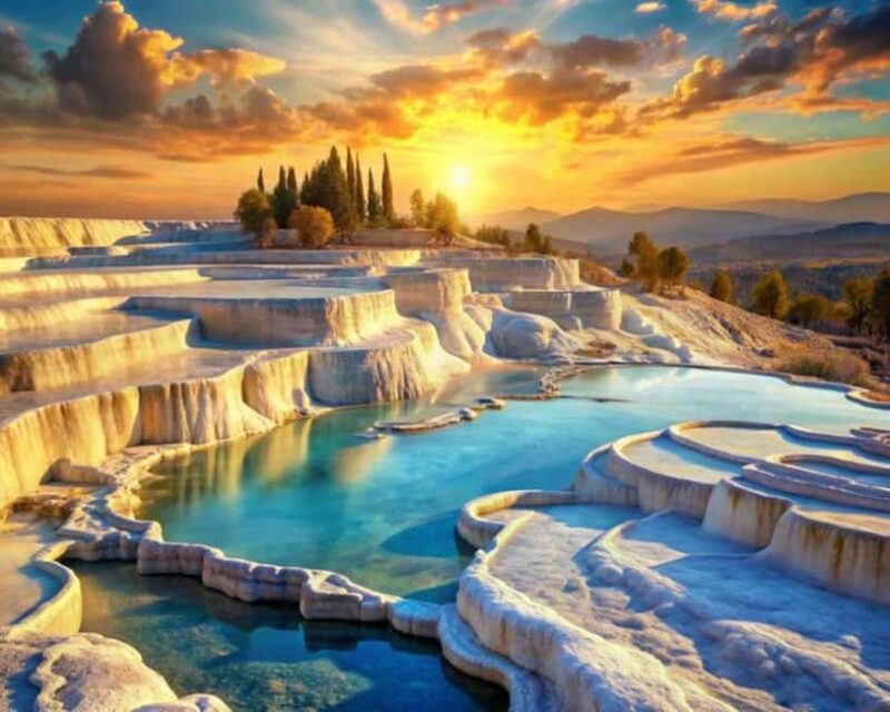Antalya/Side/Alanya: Pamukkale Tour, Visit Travertines - Key Points