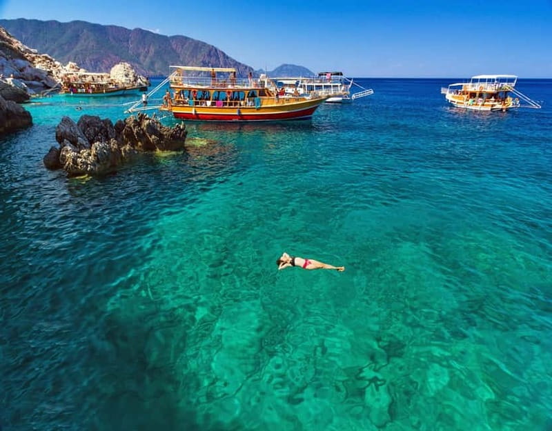 Antalya: Suluada Island Boat Trip with Lunch & Hotel Pickup - Second Swimming Break in a Hidden Bay