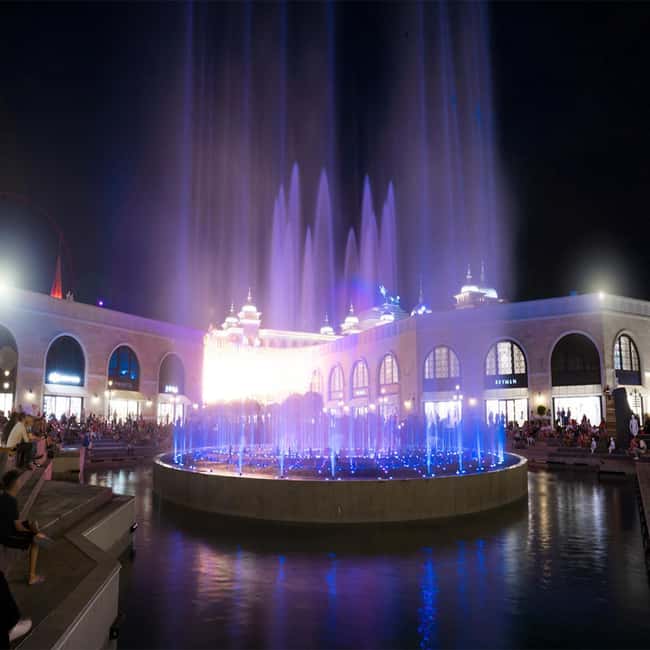ANTALYA,ALANYA,SDE,KEMER Land Of Legends Night Show - Exploring the Shopping Avenue and Dining Options
