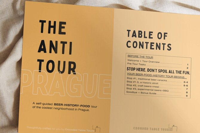 Anti Tour Prague - Self Guided Beer and Food Tour - The Flexibility of Self-Guided Exploration