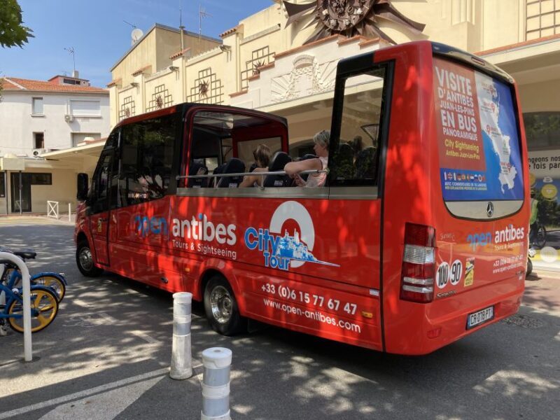 Antibes: 1 or 2-Day Hop-on Hop-off Sightseeing Bus Tour - Baie de la Garoupe and Coastal Scenery