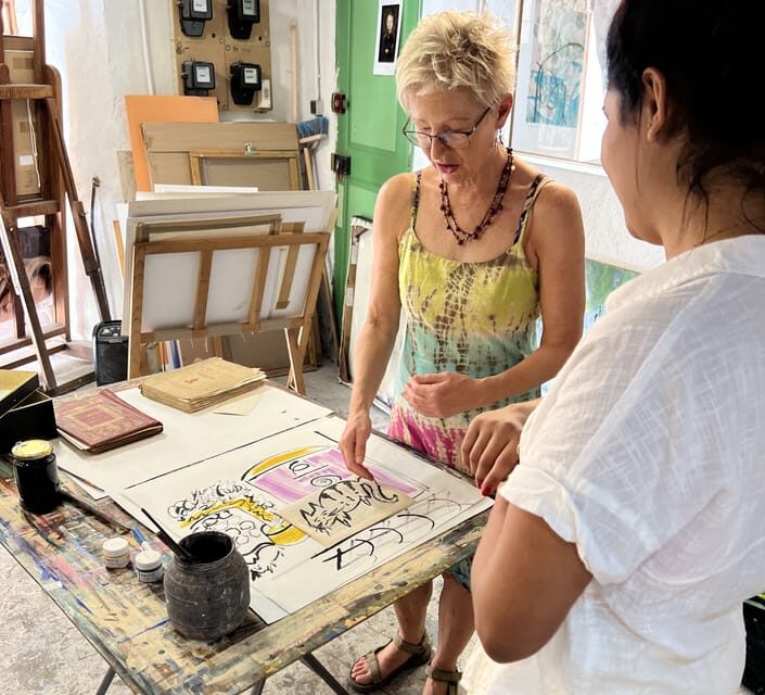 Antibes: make your art souvenir with a Local Artist - Unique Artistic Experience in Antibes: Make Your Own Art Souvenir