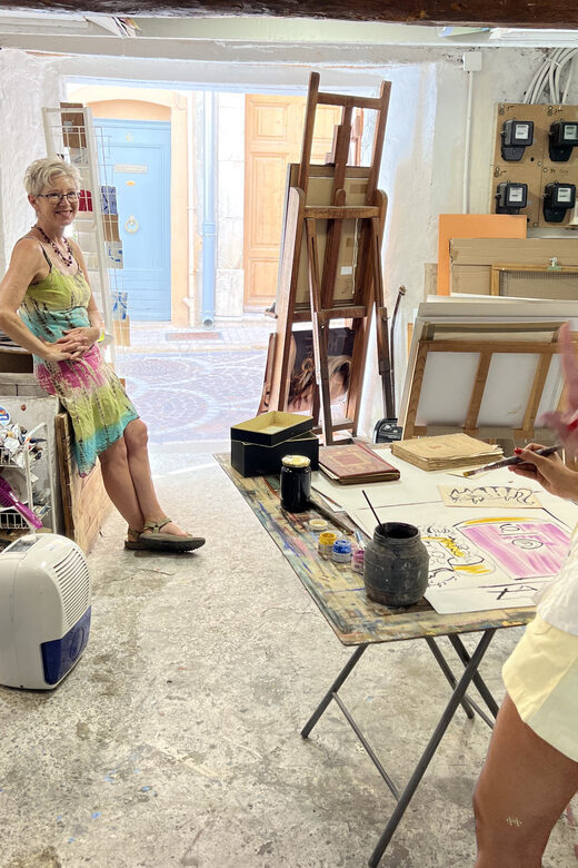 Antibes: make your art souvenir with a Local Artist - The Value of a Short but Authentic Artistic Session