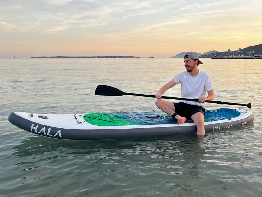 Antibes : Stand Up Paddle at Sunrise/Sunset & video memories - Starting at La Gallice Beach with a Warm Welcome