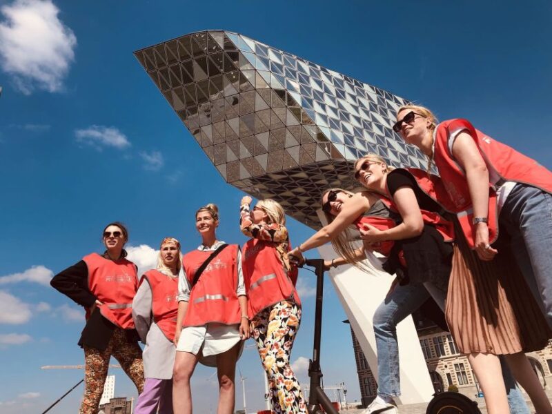 Antwerp: The Big Five City Highlights E-kickscooter Tour - Booking, Cancellation, and Languages