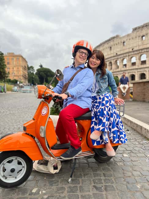 Any Time Rome: Vespa Tour - The Flavorful Touches: Tiramisu and Spring Water