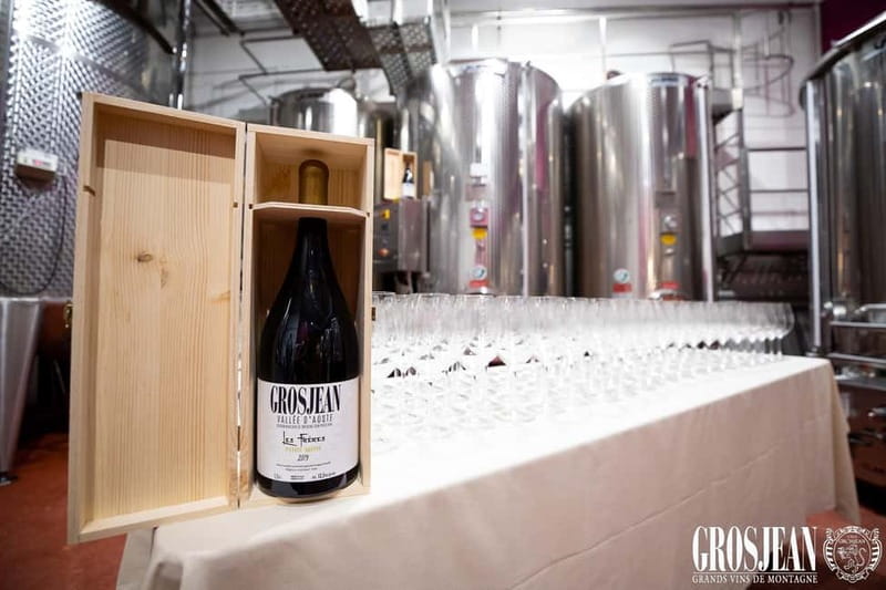 Aosta Valley: Visit and wine tasting at the Grosjean winery - Exploring the Winemaking Process in the Cellars