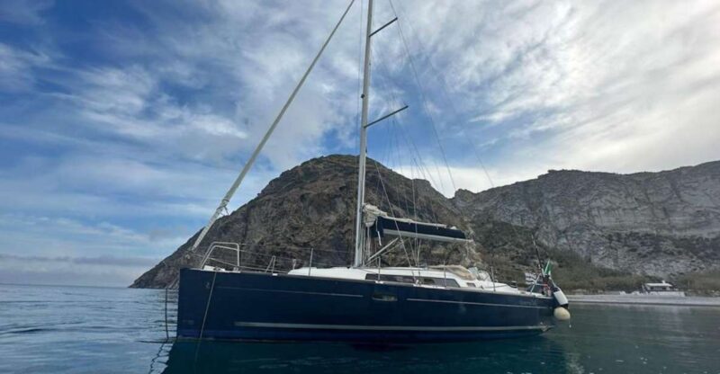 Aperitif on a sailboat in Taormina - Enjoying the Sunset Over the Mediterranean