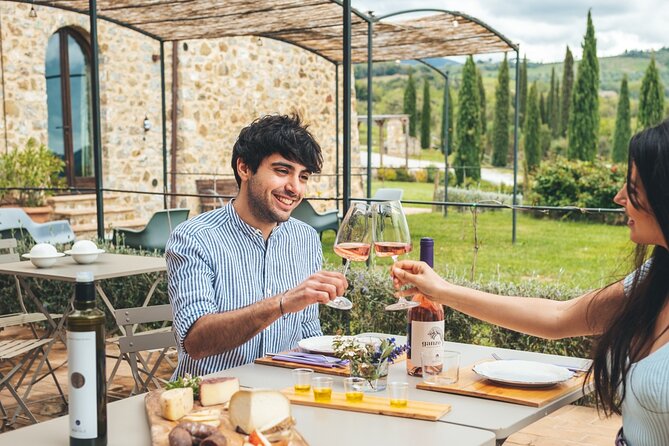 Aperitif on the Terrace of Podere Montale at Sunset - A Sunset Aperitif with Tuscan Flavors at Podere Montale