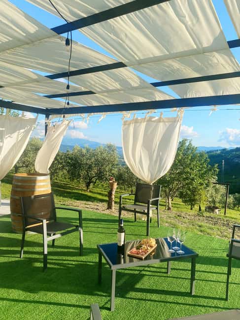 Aperitivo e degustazione di vini in vigna alla Cantina Sacco - Savoring Campania’s Signature Wines: Greco di Tufo and IGT Rosso