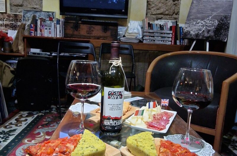 Aperitivo with Monte Cassino History and the Gustav Wine - The Setting Inside Hotel La Pace