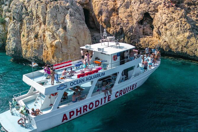 "Aphrodite I Cruises" trip to Blue Lagoon & Turtle Cove - Key Points