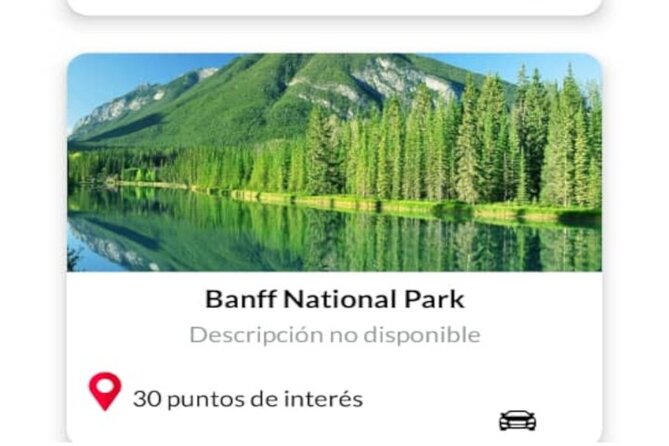 APP Banff self-guided routes with audio guides - Customizable Routes and Digital Convenience