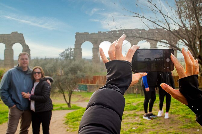 Appian Way Aqueducts eBike Tour with Catacombs and Brunch - Strolling Through Parco Della Caffarella