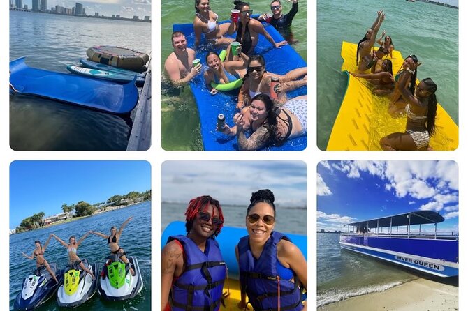 AquaFusion Combo: Jet Ski + Party Boat Excursion (Groups) - Water Toys and Additional Activities Included