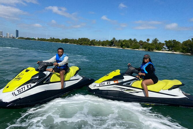 AquaFusion Combo: Jet Ski + Party Boat Excursion (Individual) - Exploring Miami’s Coastline on Paddle Boards and Jet Skis