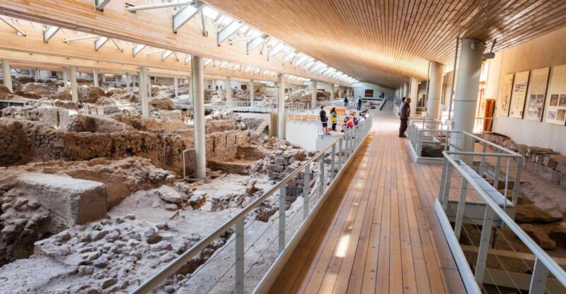 Archaeological Bus Tour To Akrotiri Excavations & Red Beach - The Guide: Knowledge, Personality, and Engagement