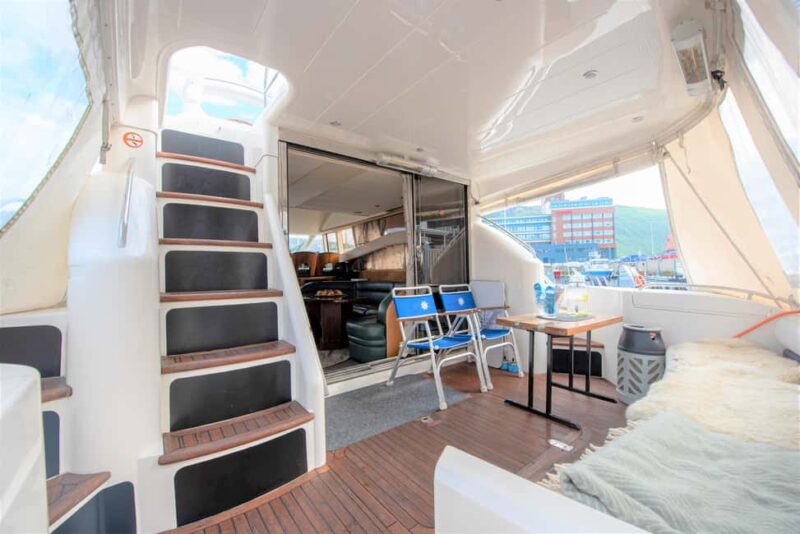 Arctic Whale Watching: Tromsø to Skjervøy in Comfort - Boarding the Heated Yacht Leah William in Skjervøy