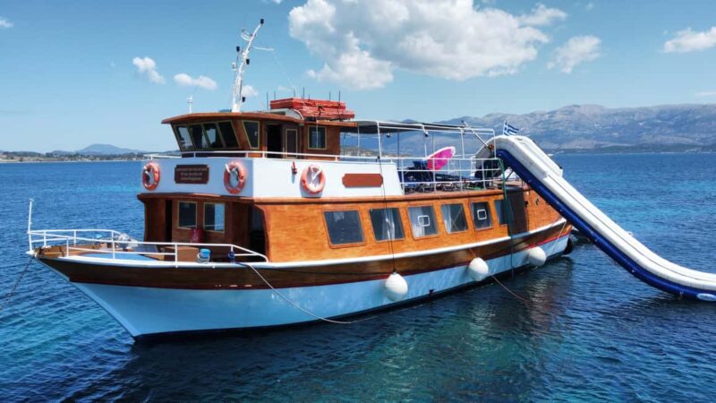 Argostoli: Full-Day Boat Cruise with Lunch - Greek Homemade Lunch and Local Wine on Deck