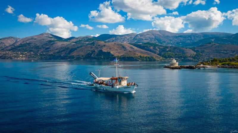 Argostoli: Full-Day Traditional Boat Cruise with Lunch - Scenic Drive and Stops at Xi Beach and Argostoli