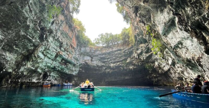 Argostoli: Melissani Lake, Drogarati Cave, and Myrtos Beach - Starting Point and Pickup Details in Argostoli