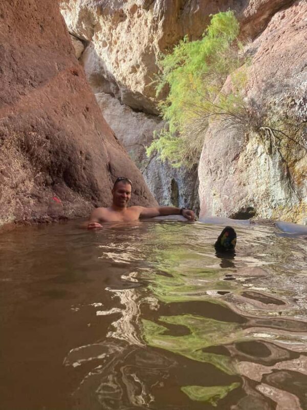 Arizona Hot Springs: Guided Photography Hike - Swimming and Jumping into the Colorado River