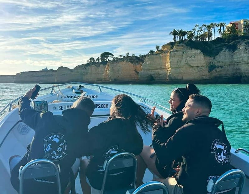 Armação de Pera : Private Boat Trip Sunrise/Sunset - The Difference of a Private Tour Compared to Larger Cruises