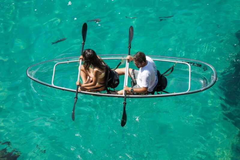 Arrábida: Guided Transparent Kayaking Tour - Snorkeling and Beach Break at Galapinhos Beach