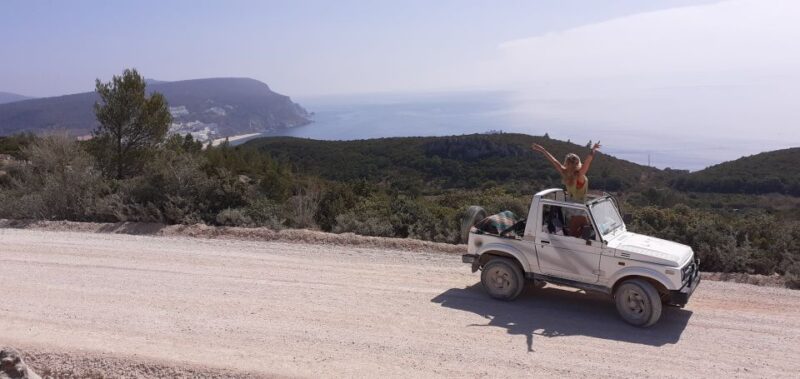 Arrábida Jeep tour to the most beautiful beach of Europe - The Enchanting Stop at Galapinhos Beach