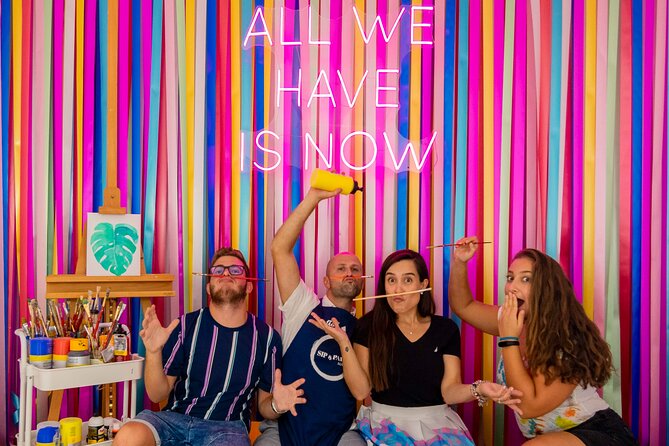 Art Experience with Wine - All Materials and Beverages Included