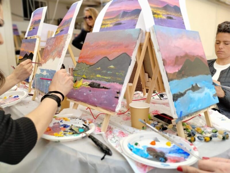 Art Workshop in Naples city centre with Aperitif - Discover Naples Through Art and Flavor in a Cozy City Center Setting