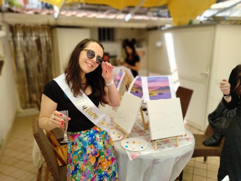 Art Workshop in Naples city centre with Aperitif - Creating City-Inspired Masterpieces in a Relaxed Setting
