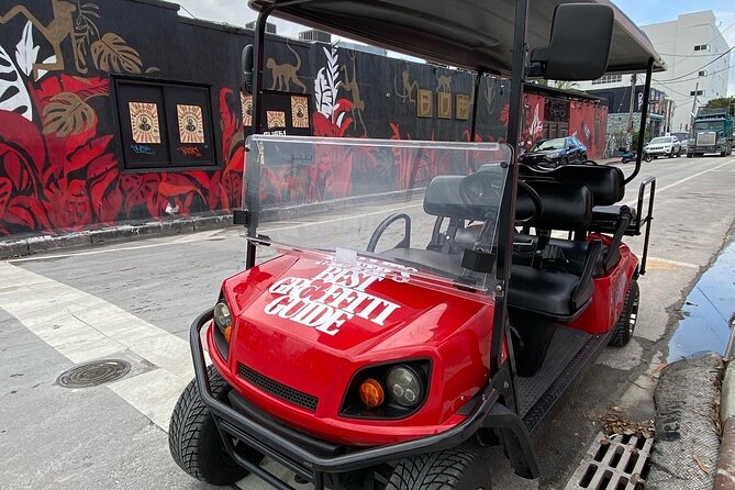 Artist Lead VIP Golf Cart Graffiti Tour - 2-5 ppl - Explore Miami’s Wynwood Art District by Golf Cart for an Art-Filled Hour