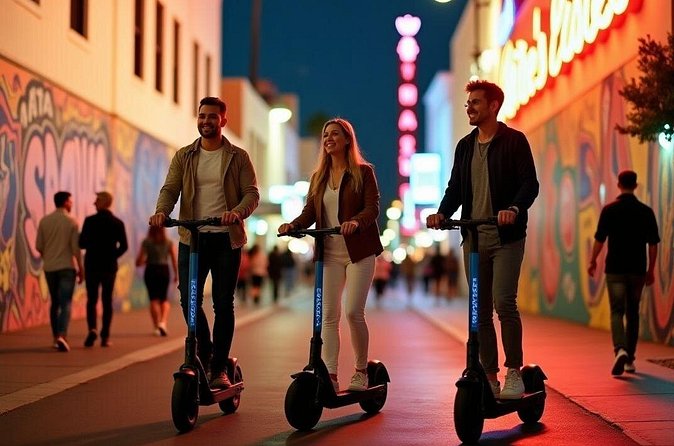 Arts District E Bike Tour - Visiting the Little White Wedding Chapel, a Celebrity Hotspot