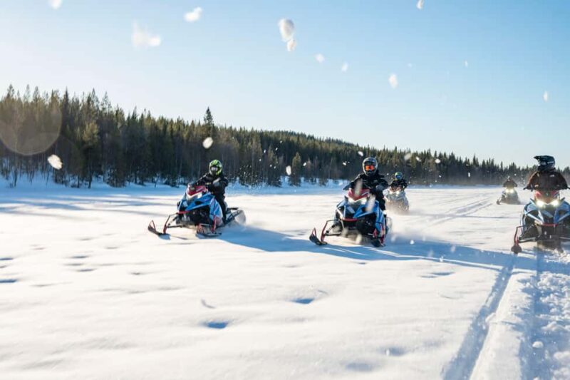Arvidsjaur: 5-Hour Guided Snowmobile Adventure - Starting Point at Alpha One Base in Arvidsjaur