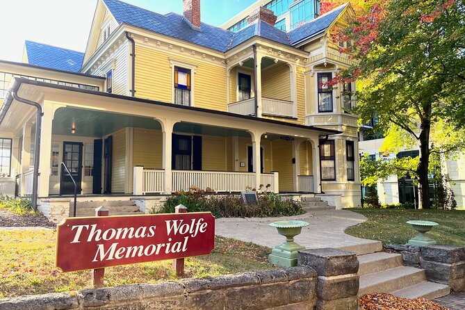 Asheville's Historic Smart Phone Guided App (GPS) Walking Tour - Learning About Thomas Wolfe at the Memorial and House