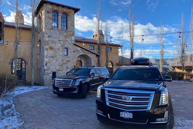 Aspen or Snowmass to/from Denver International Private Car - The Luxury Private Car Features and Service Highlights