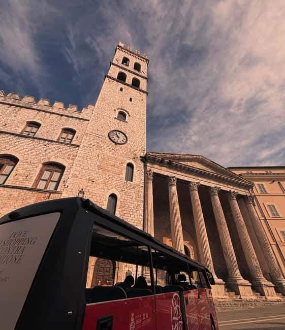 Assisi: Hop on Hop off at the Roman Forum, Municipal Art Gallery, Rocca Maggiore - Key Points