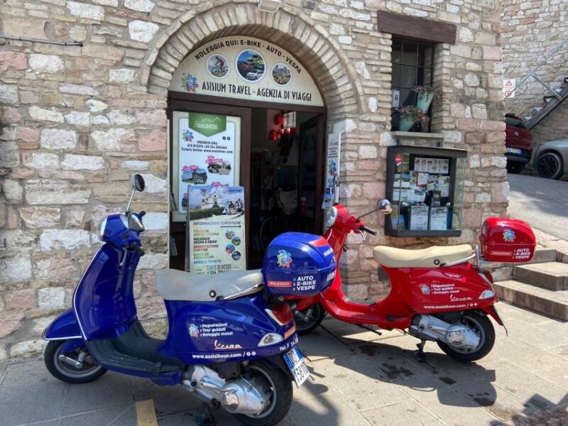 Assisi Rental Vespa '125cc - full day - Key Points