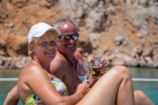 Astypalaia: Daily Cruise to Koutsomiti, Kounoupa, Red Rock & more - Snorkeling and Cave Exploration at Red Rock