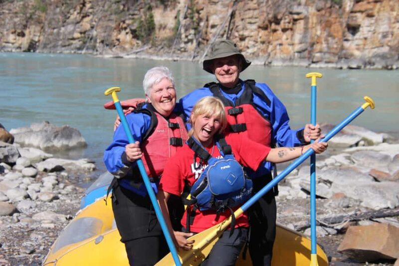 Athabasca Falls: Class 2 White Water Rafting Adventure - The Rapids and Scenic Rapids End