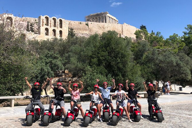 Athens Acropolis Official E-Scooter Guided Tour Fat E-Bike - How the Pick-Up and Route Work in Athens