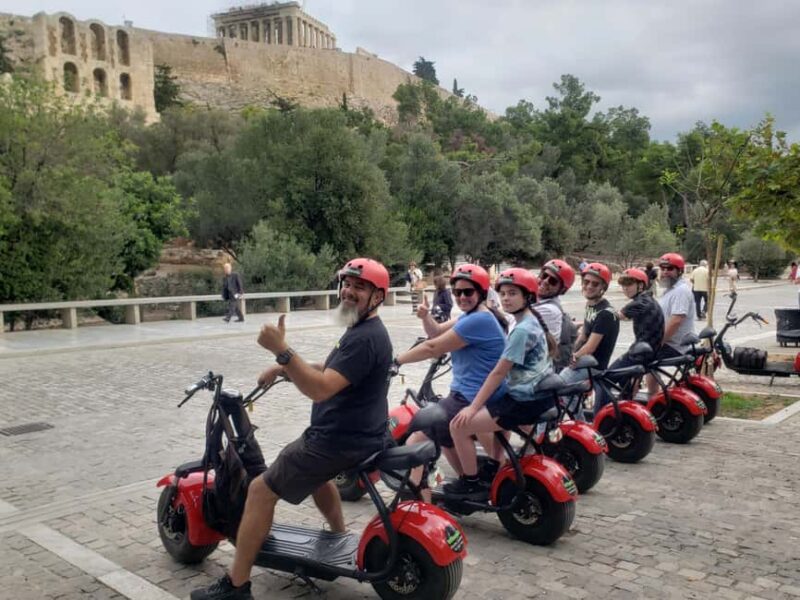 Athens: Acropolis Parthenon Guided Scooter Tour - Practicalities: Timing, Group Size, and What to Bring