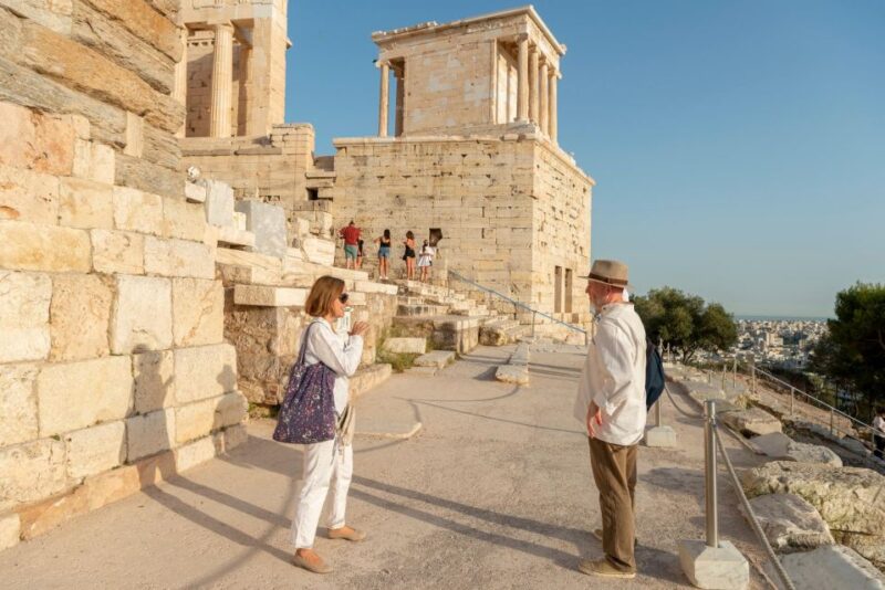 Athens: Acropolis Private Tour with Licensed Expert Guide - The Temple of Athena Nike and Mythology