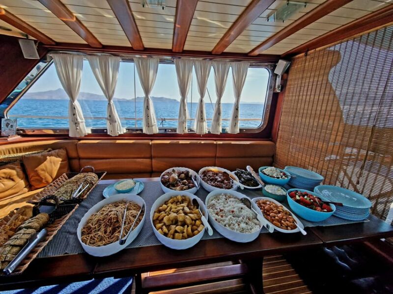 Athens: Agistri, Metopi & Aegina Cruise with Meals & Drinks - Sailing Back with Scenic Views and Relaxation