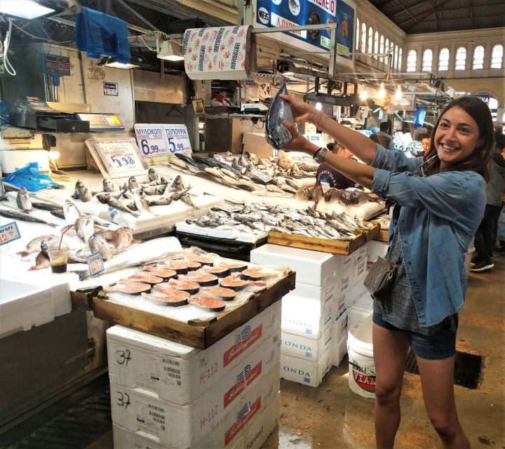 Athens: Authentic Greek Food Walking Tour - Food Tasting at Evripidou Street
