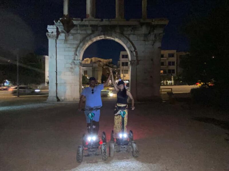 Athens by Night Electric Four-Wheel Scooter Tour - Concluding the Tour with Traditional Atmosphere and Scenic Views