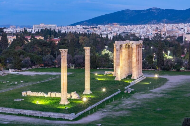 "Athens by Night" - Lykavittos Mountain and the Viewpoint Over Athens